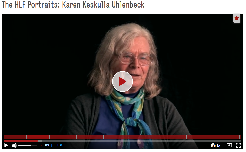 Uhlenbeck, Karen Keskulla; Pachter, Marc: The HLF Portraits: Karen Keskulla Uhlenbeck, The HLF Portraits. https://doi.org/10.5446/42461